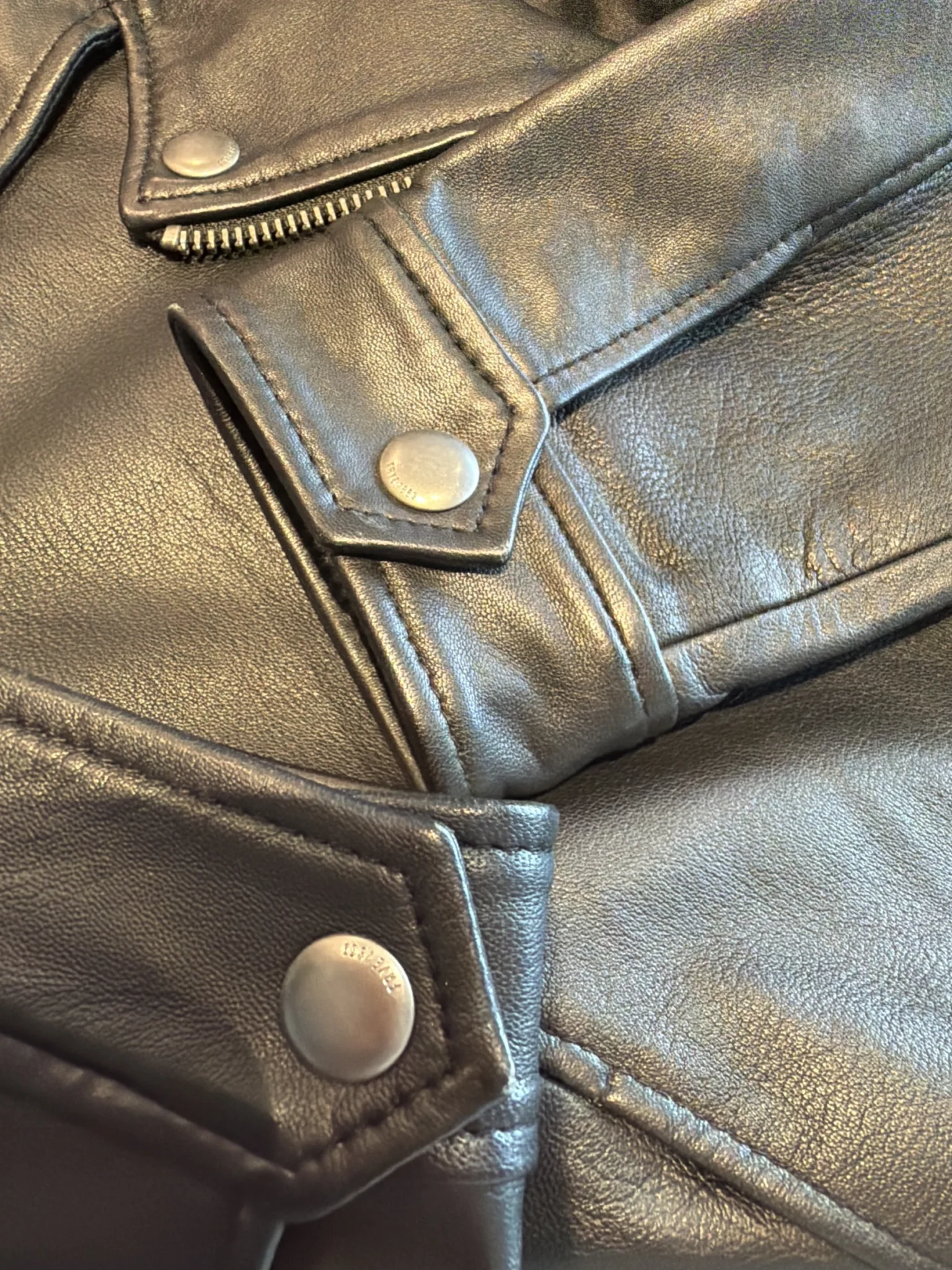Image for Impeccable FRYE Leather Jacket