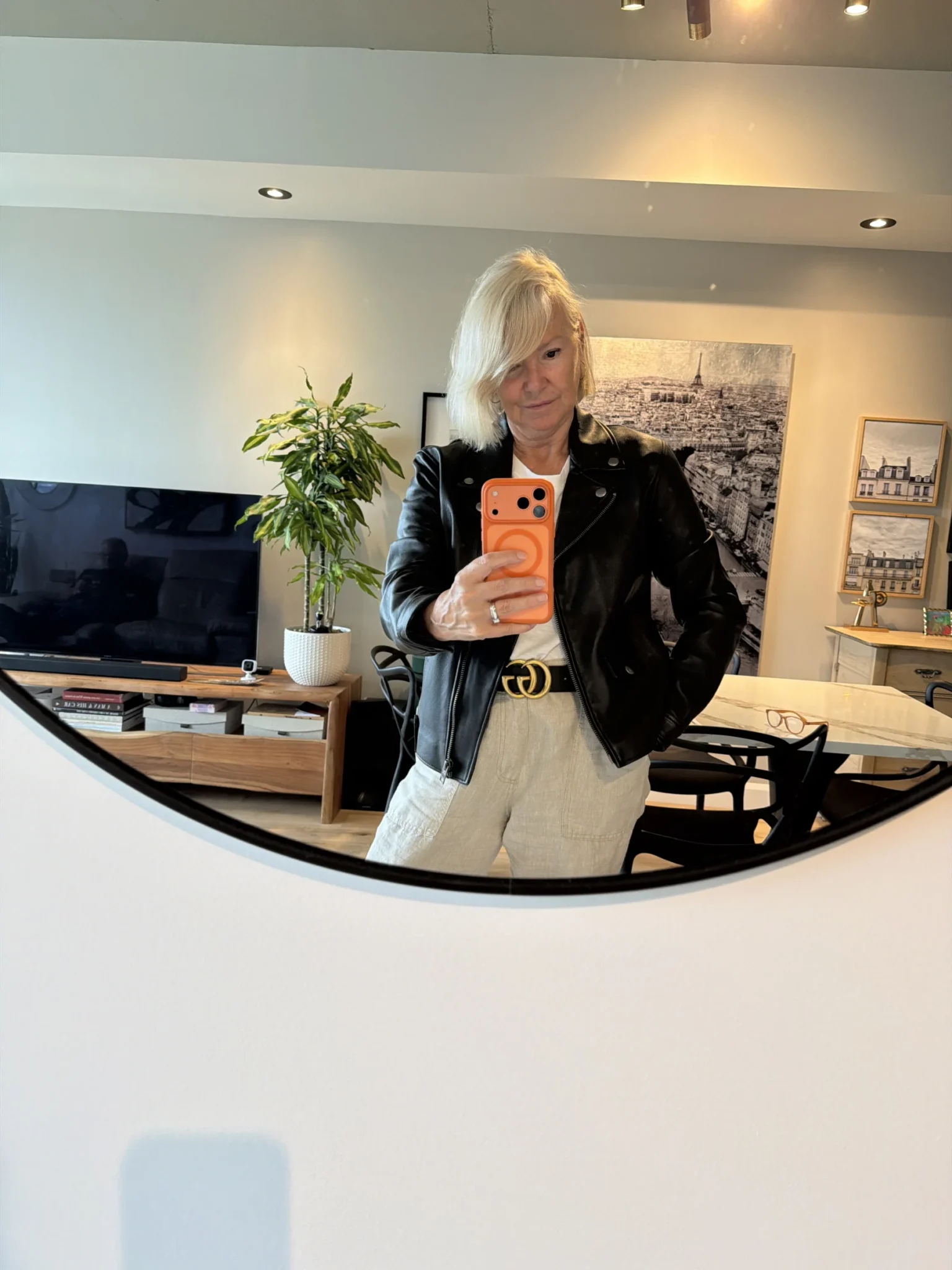 Image for Impeccable FRYE Leather Jacket