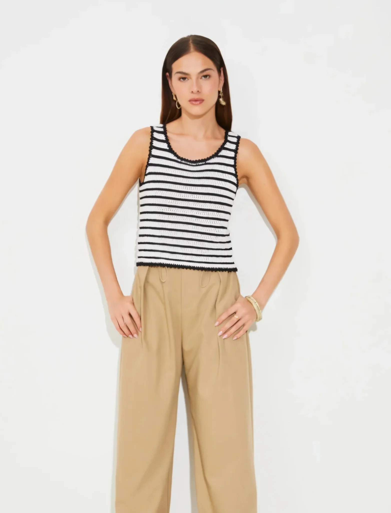 Image for 🌷Striped crop top - Suncoo