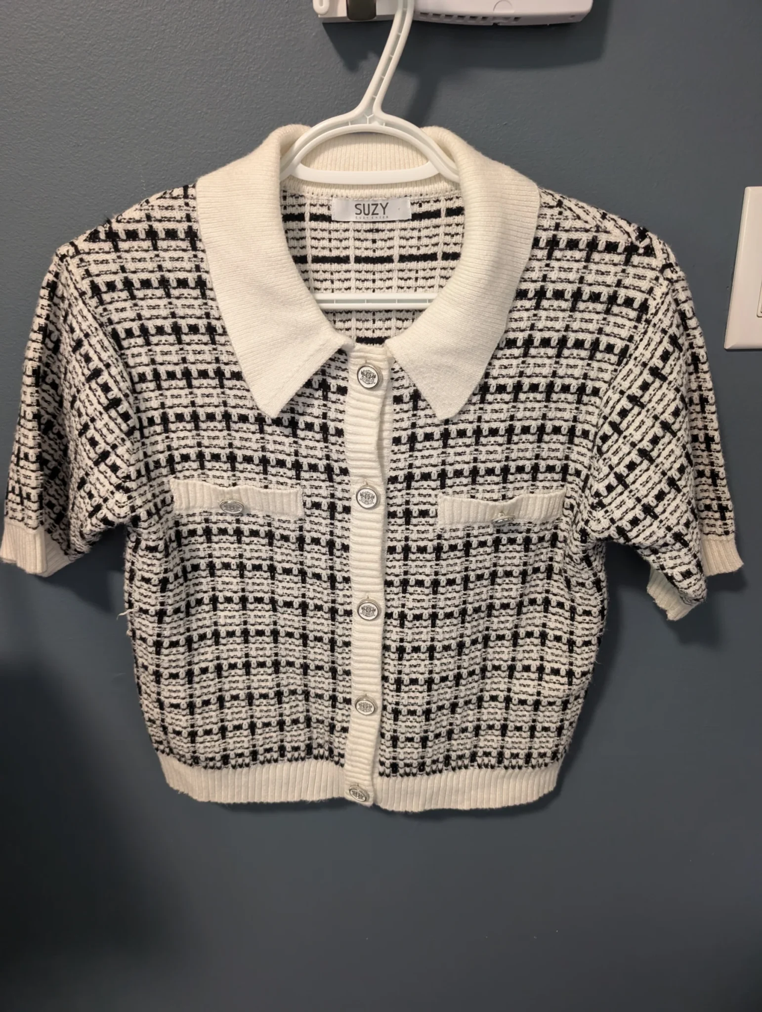 Featured image for Suzy Shier short-sleeved cardigan