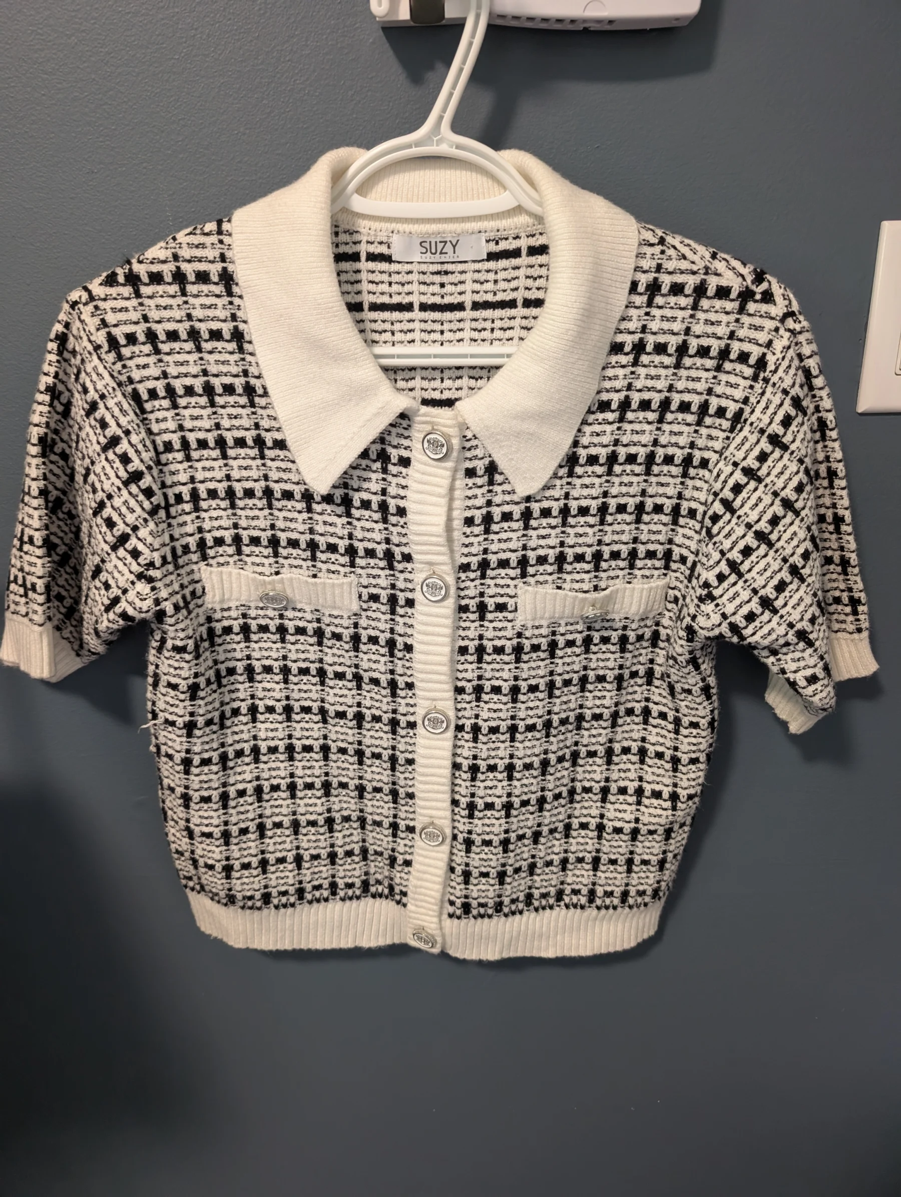 Suzy Shier short-sleeved cardigan Suzy Shier seconde main