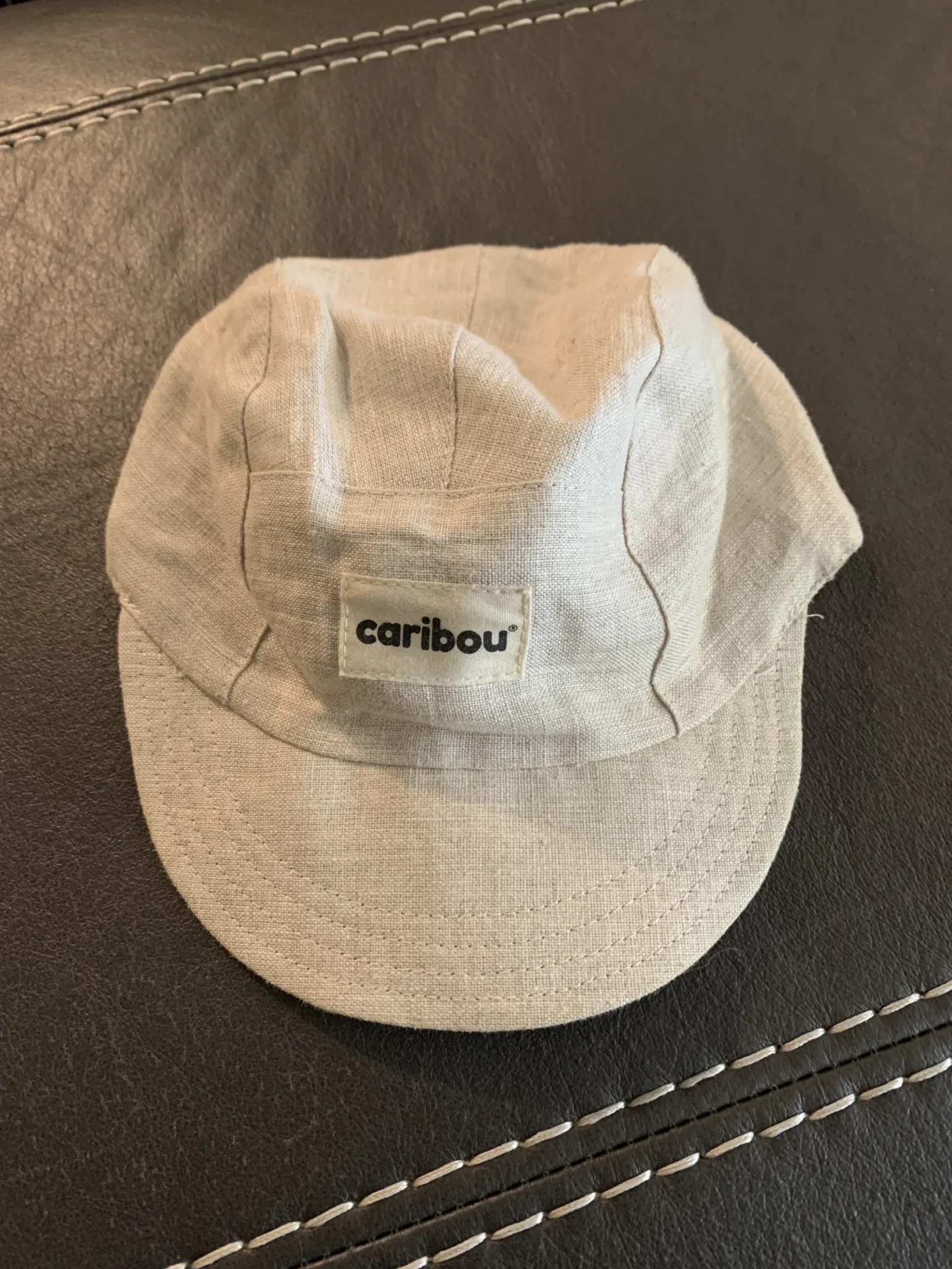 Featured image for Ecru/linen baby caribou cap, size L