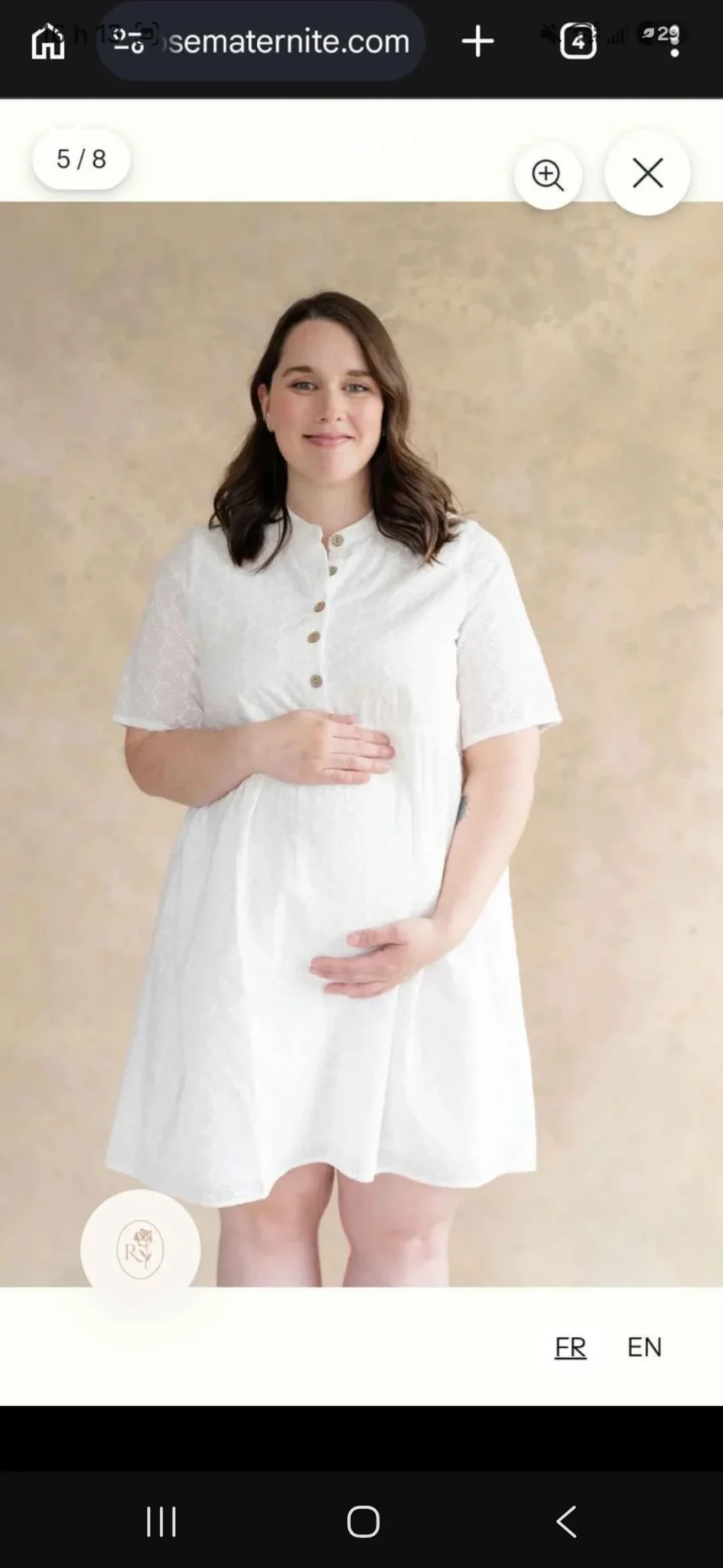 Featured image for Robe BIANCA - broderie blanche