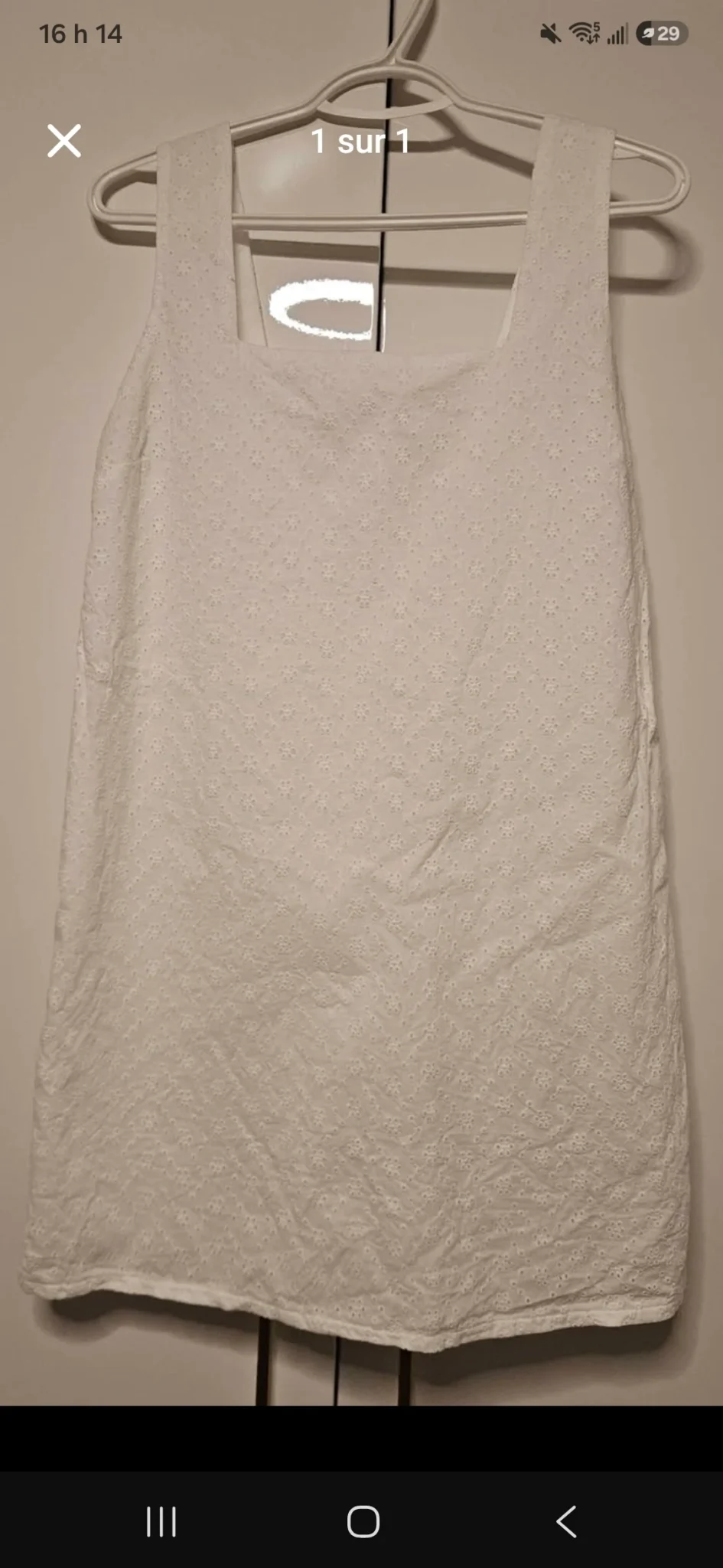 Image for Robe brodée en oeillets