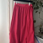Featured thumbnail for Red bubble-hem skirt