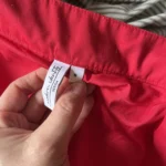 Thumbnail for Red bubble-hem skirt