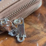 Thumbnail for True Religion – Denim crossbody bag with tan leather trim