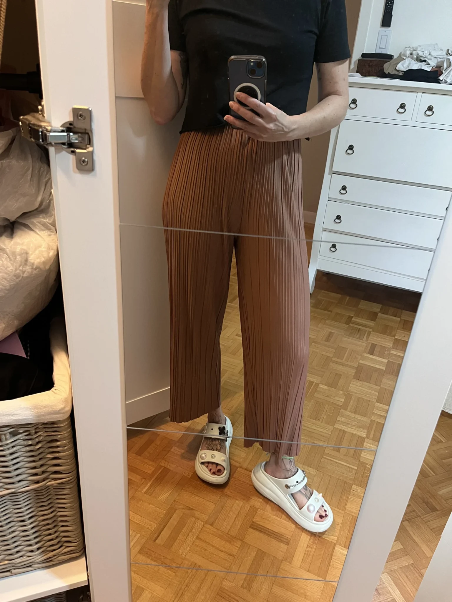 Image for Pleated trousers