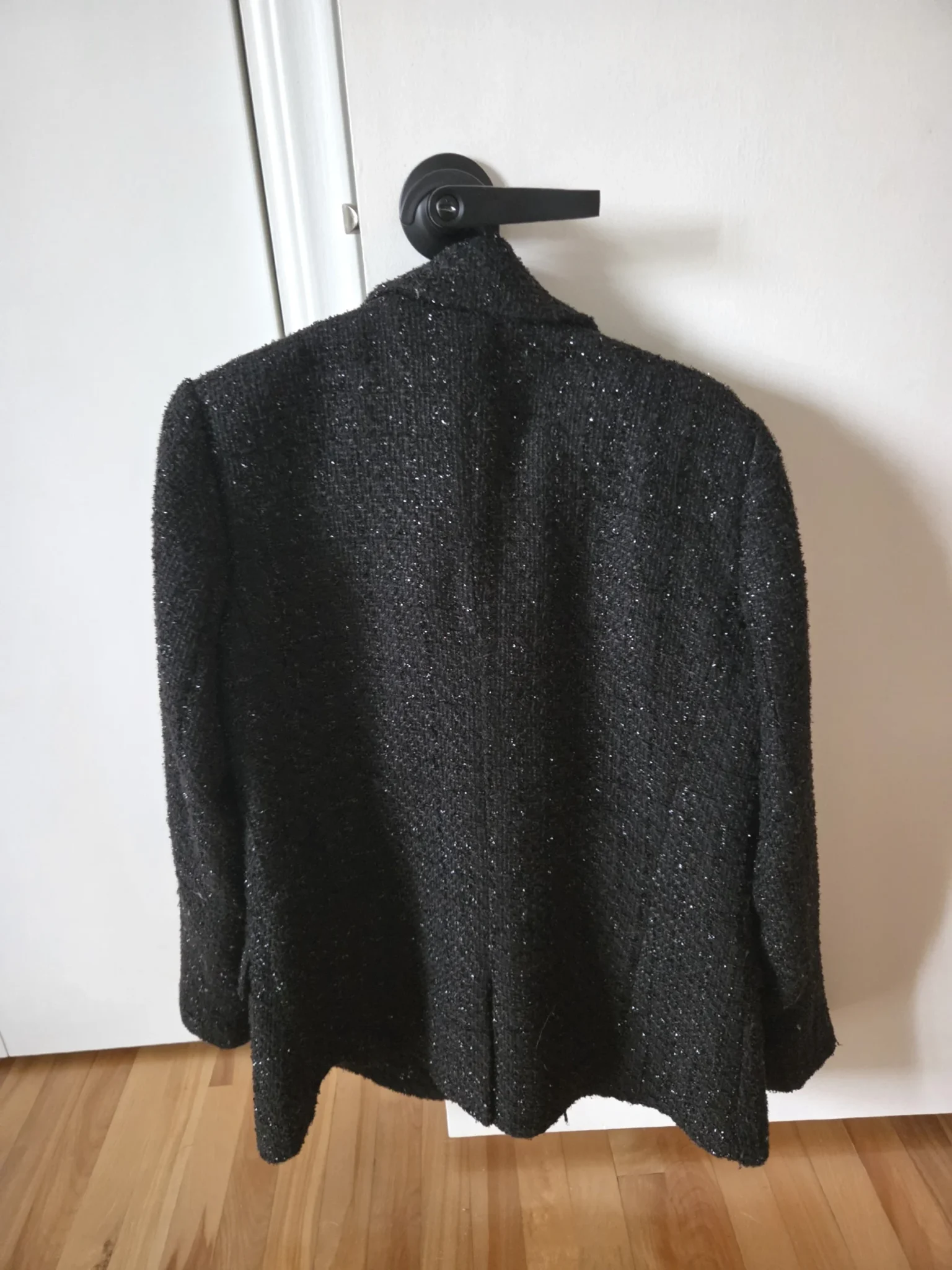 Image for Black tweed blazer