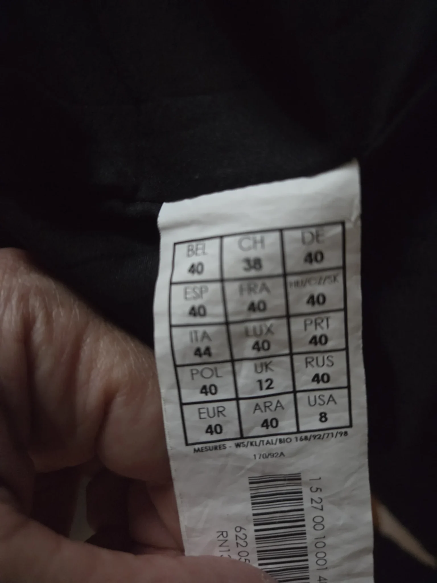 Image for Black tweed blazer