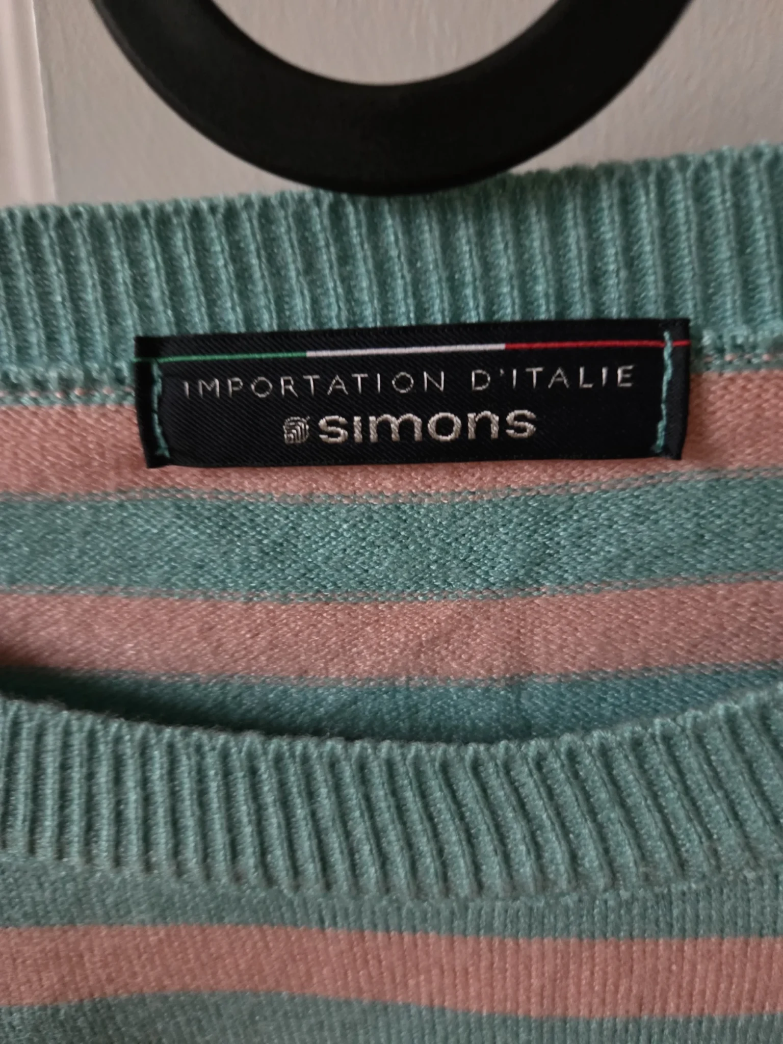 Image for Pastel sailor-style jumper