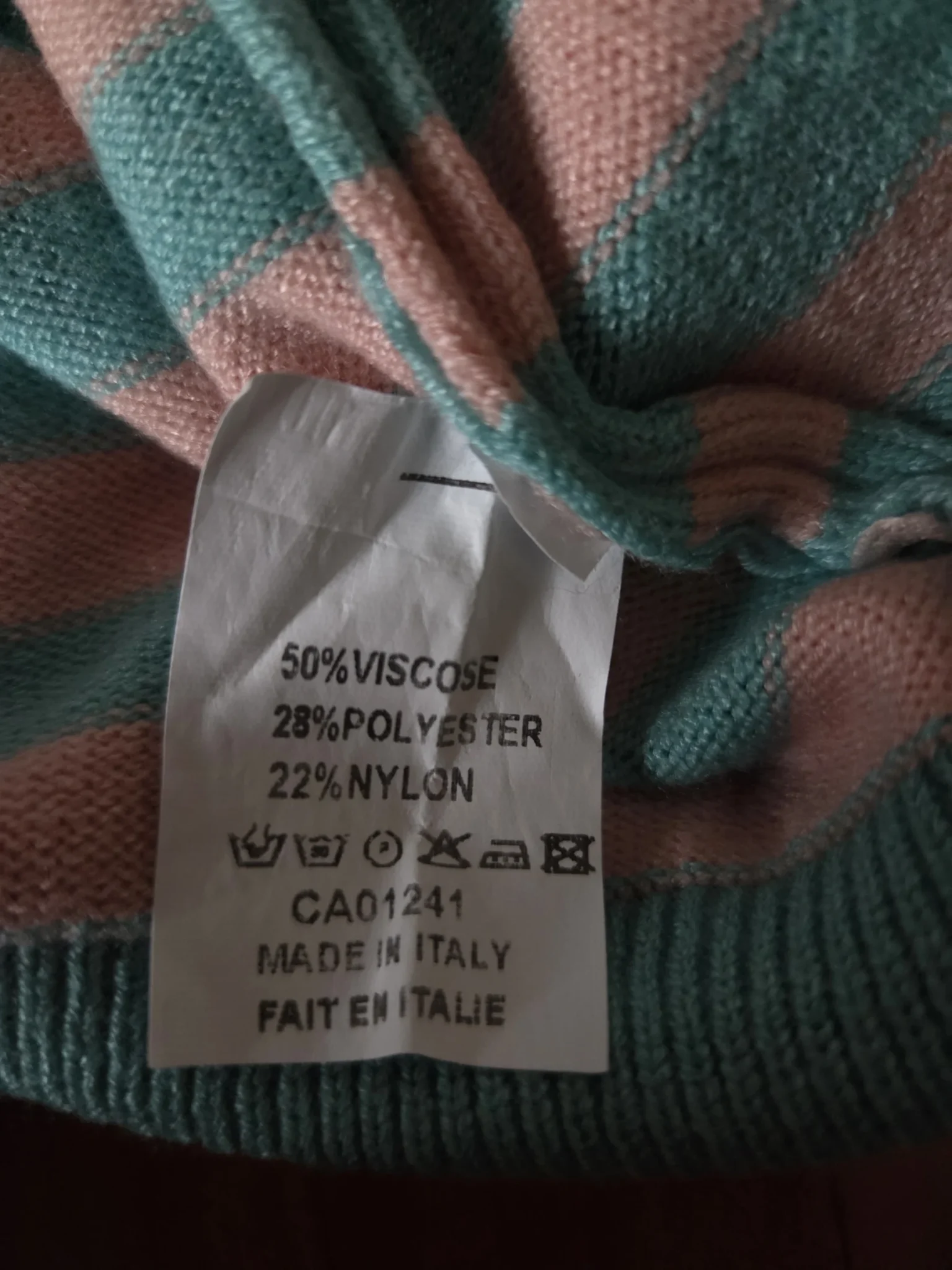 Image for Pastel sailor-style jumper