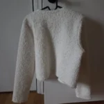 Thumbnail for Blaser HM white bouclé-effect
