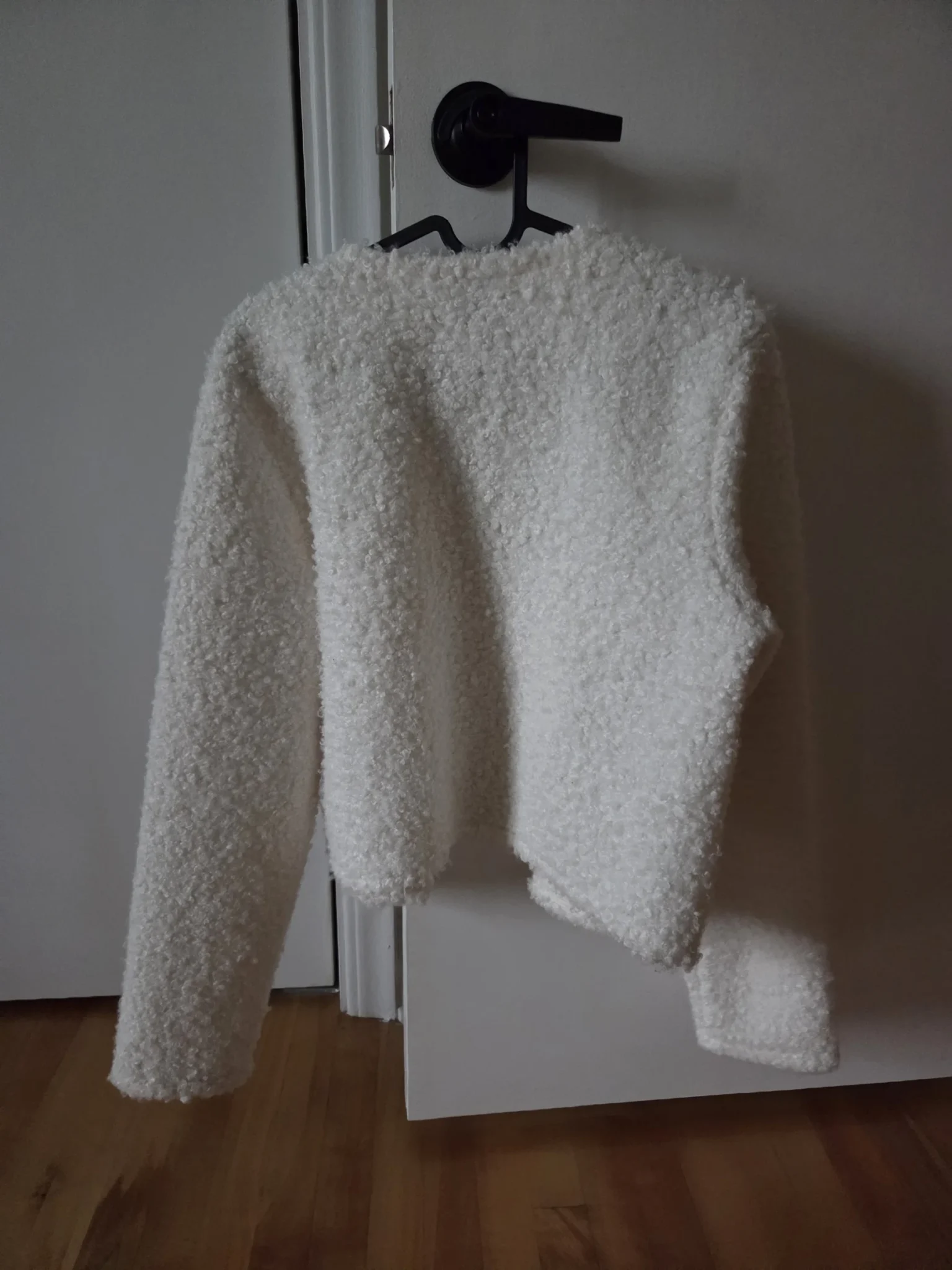 Image for Blaser HM white bouclé-effect