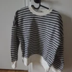Featured thumbnail for Grey and white sailor-style jumper from Zara
