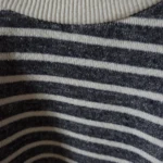 Thumbnail for Grey and white sailor-style jumper from Zara
