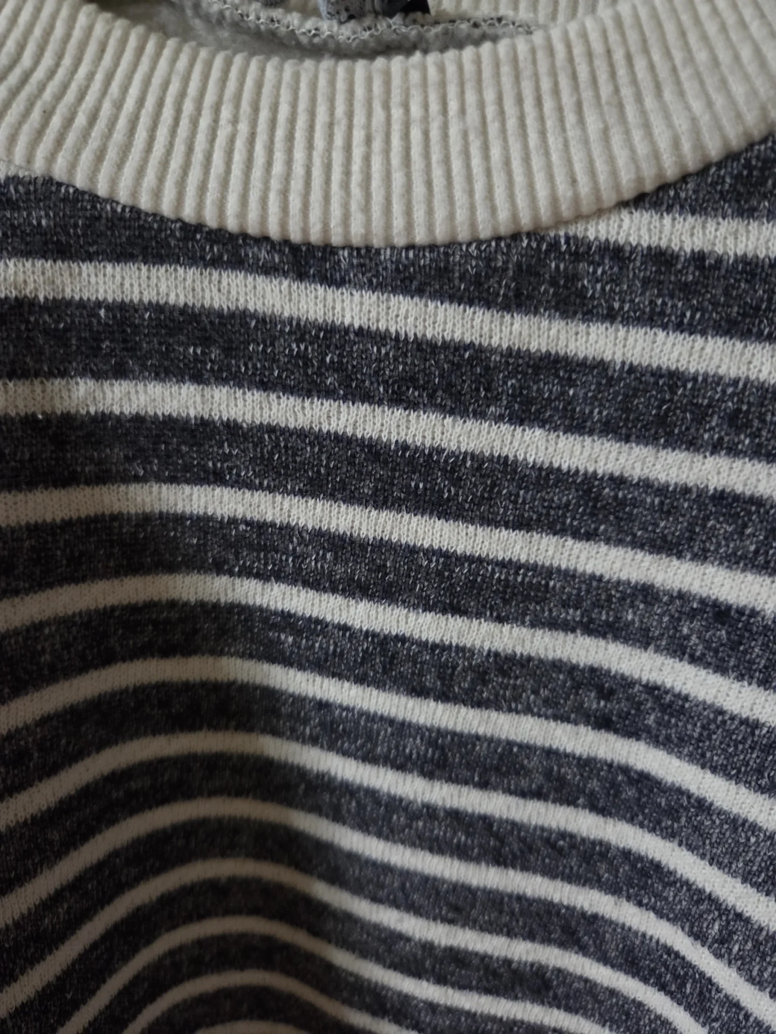 Image for Grey and white sailor-style jumper from Zara