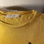 Thumbnail for Yellow T-shirt, size S, with a happy face 😃
