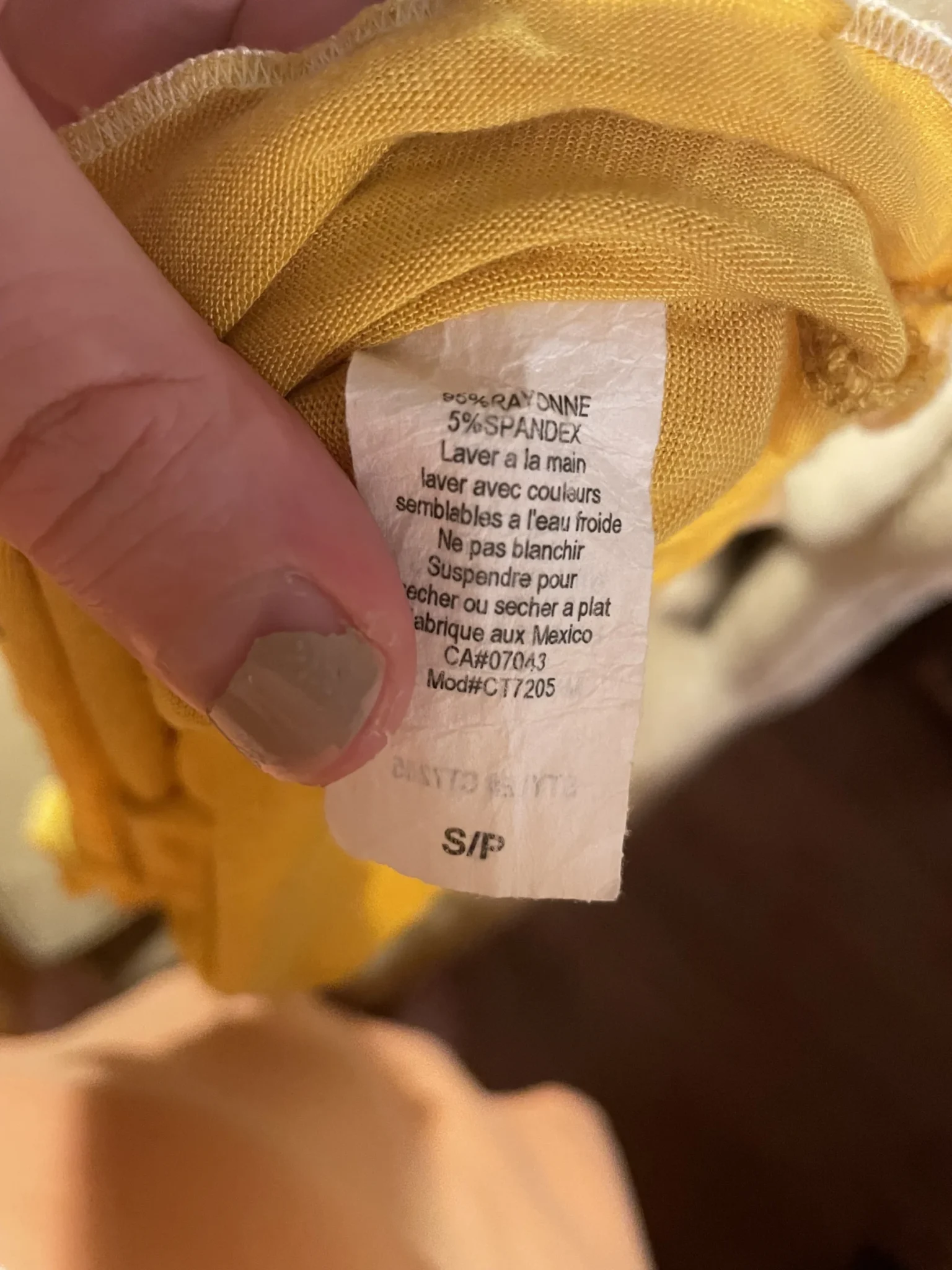 Image for Yellow T-shirt, size S, with a happy face 😃