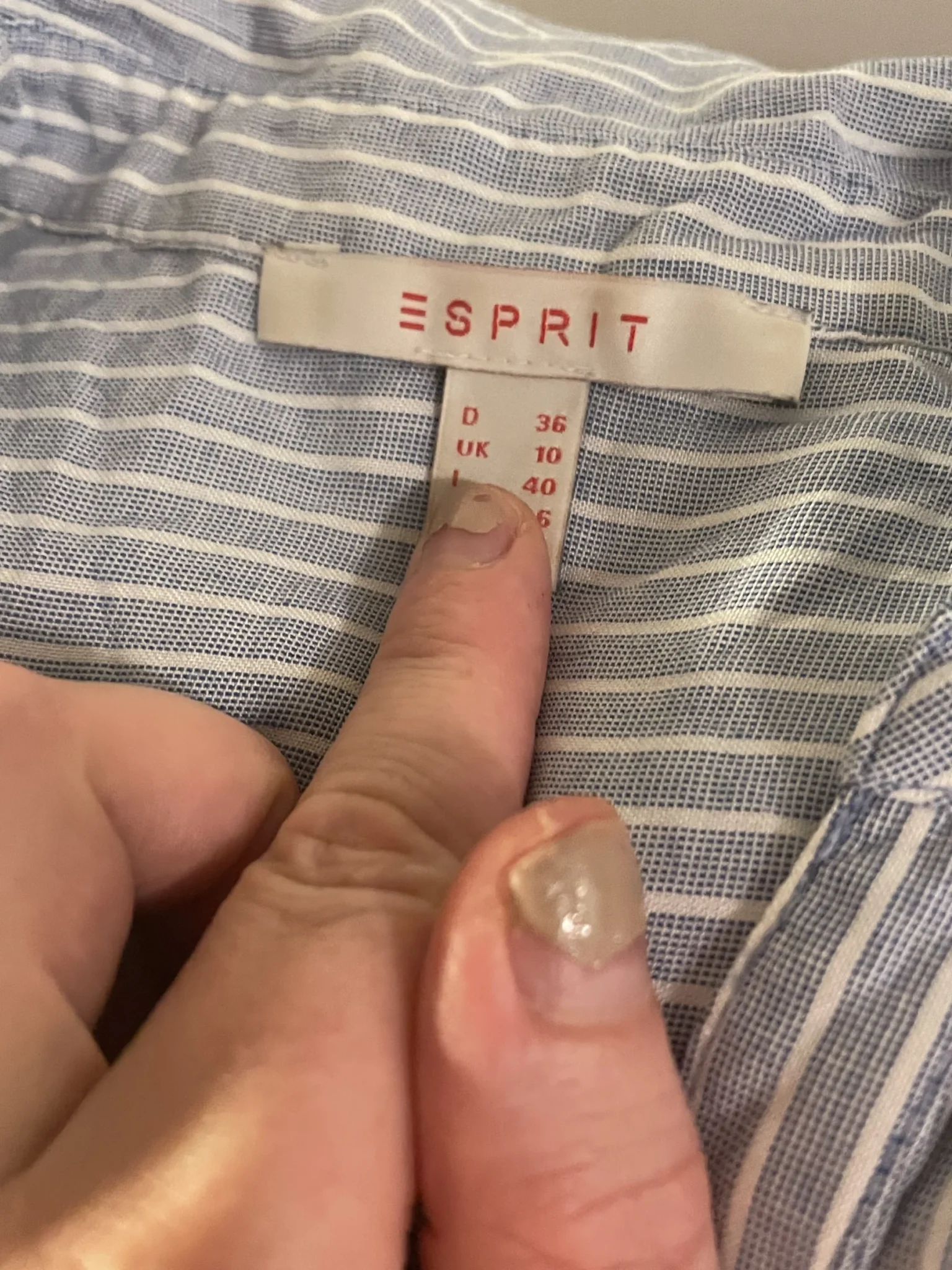 Featured image for Blouse, Esprit, XS–S. Ages 36–6/8