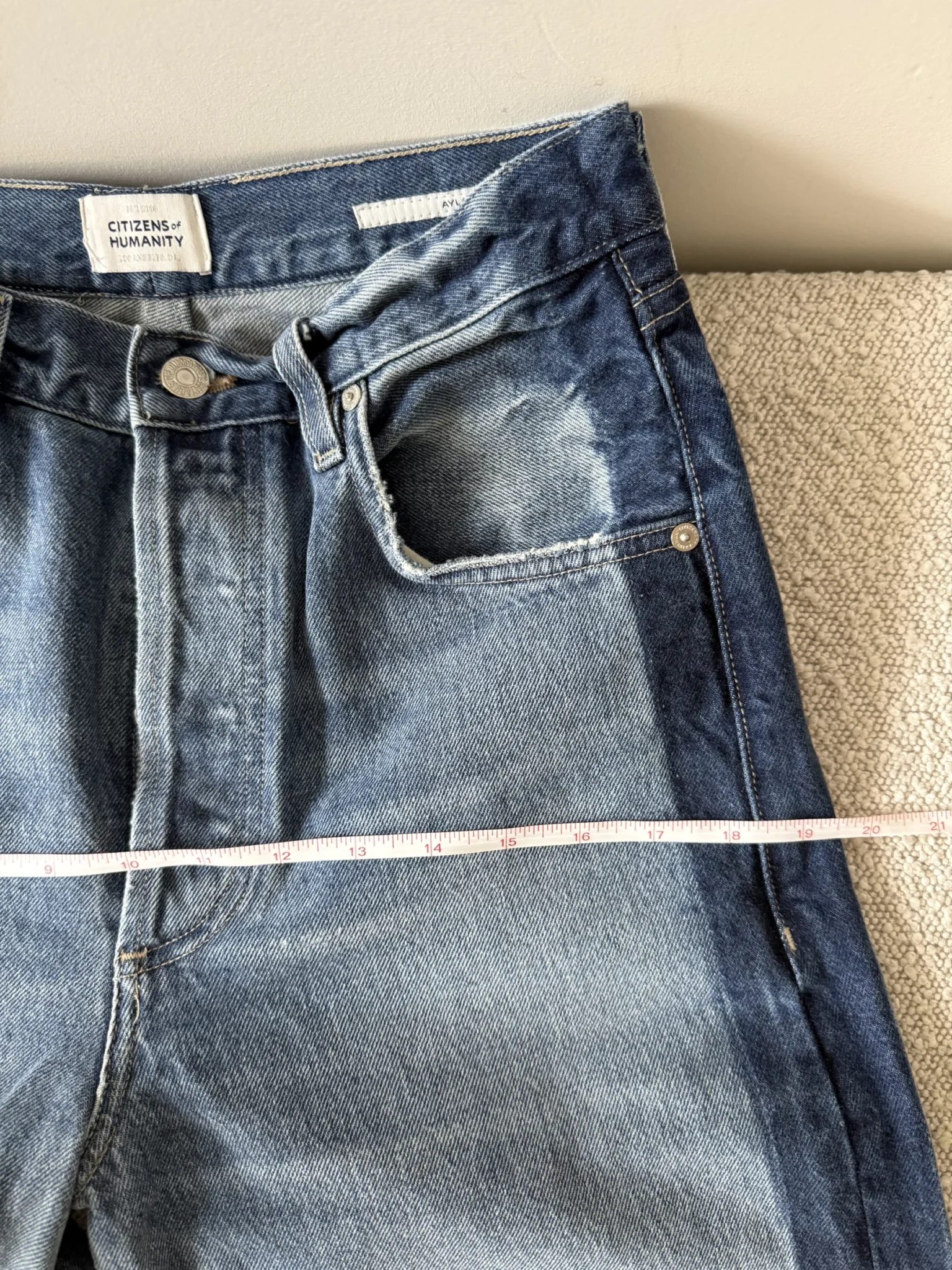 Image for Citizens of Humanity Ayla Tuxedo Stripe