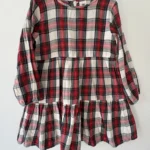 Thumbnail for 3/4-sleeve red dress