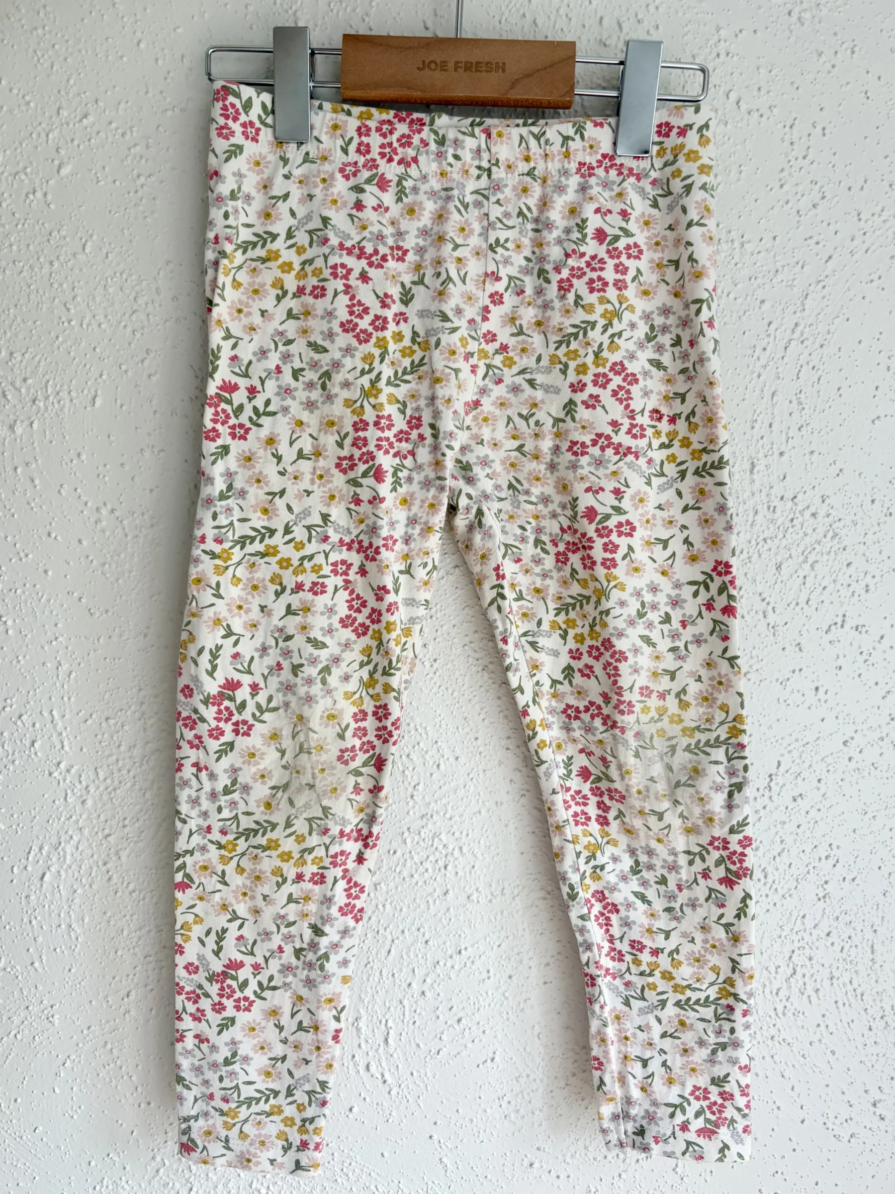 3/4T Legging fleuri *Autre seconde main