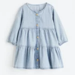 Featured thumbnail for 3/4-sleeve denim dress