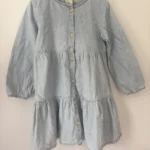 Thumbnail for 3/4-sleeve denim dress