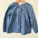 Thumbnail for 3/4T Blouse en jeans