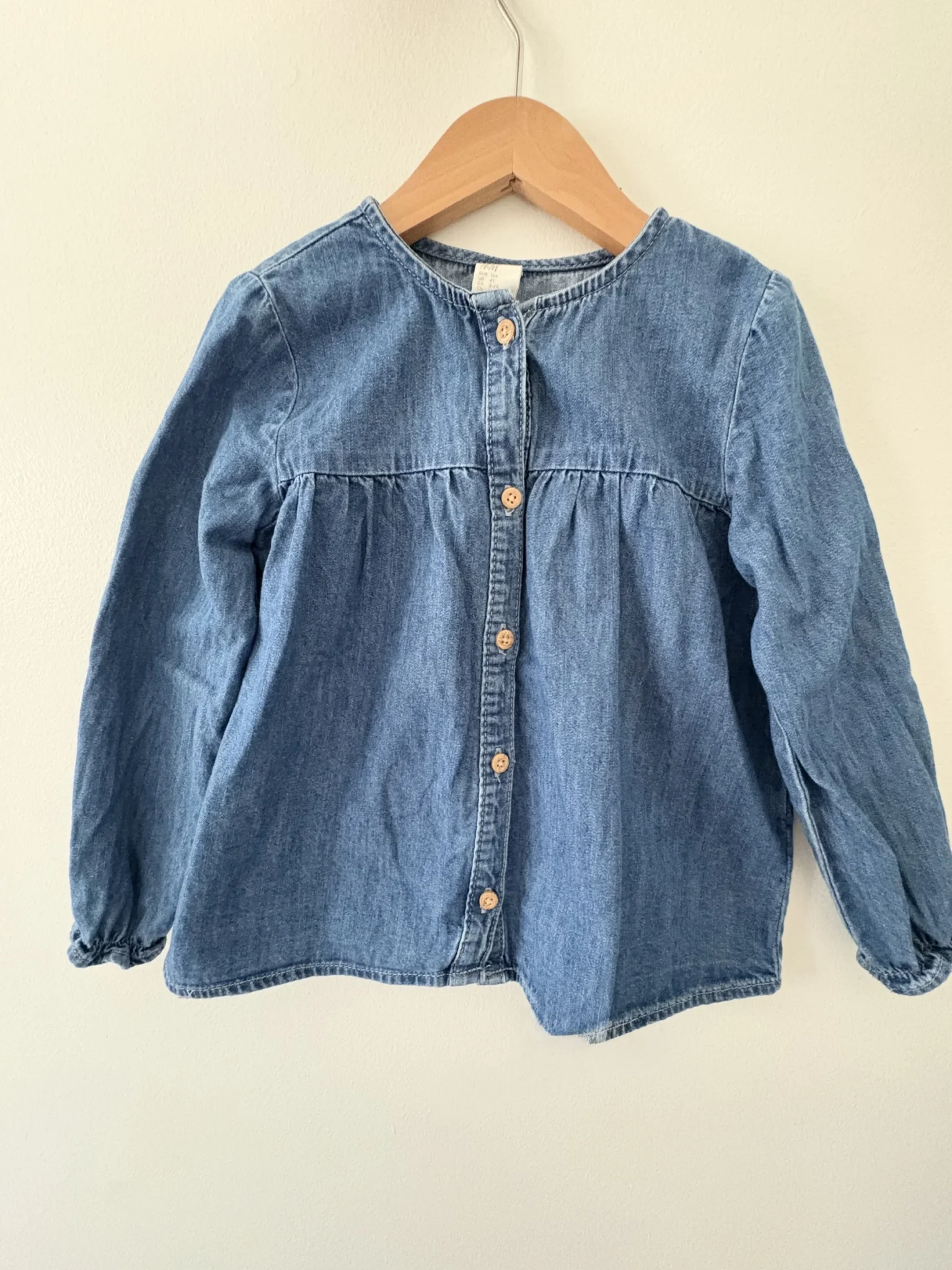 Image for 3/4T Blouse en jeans