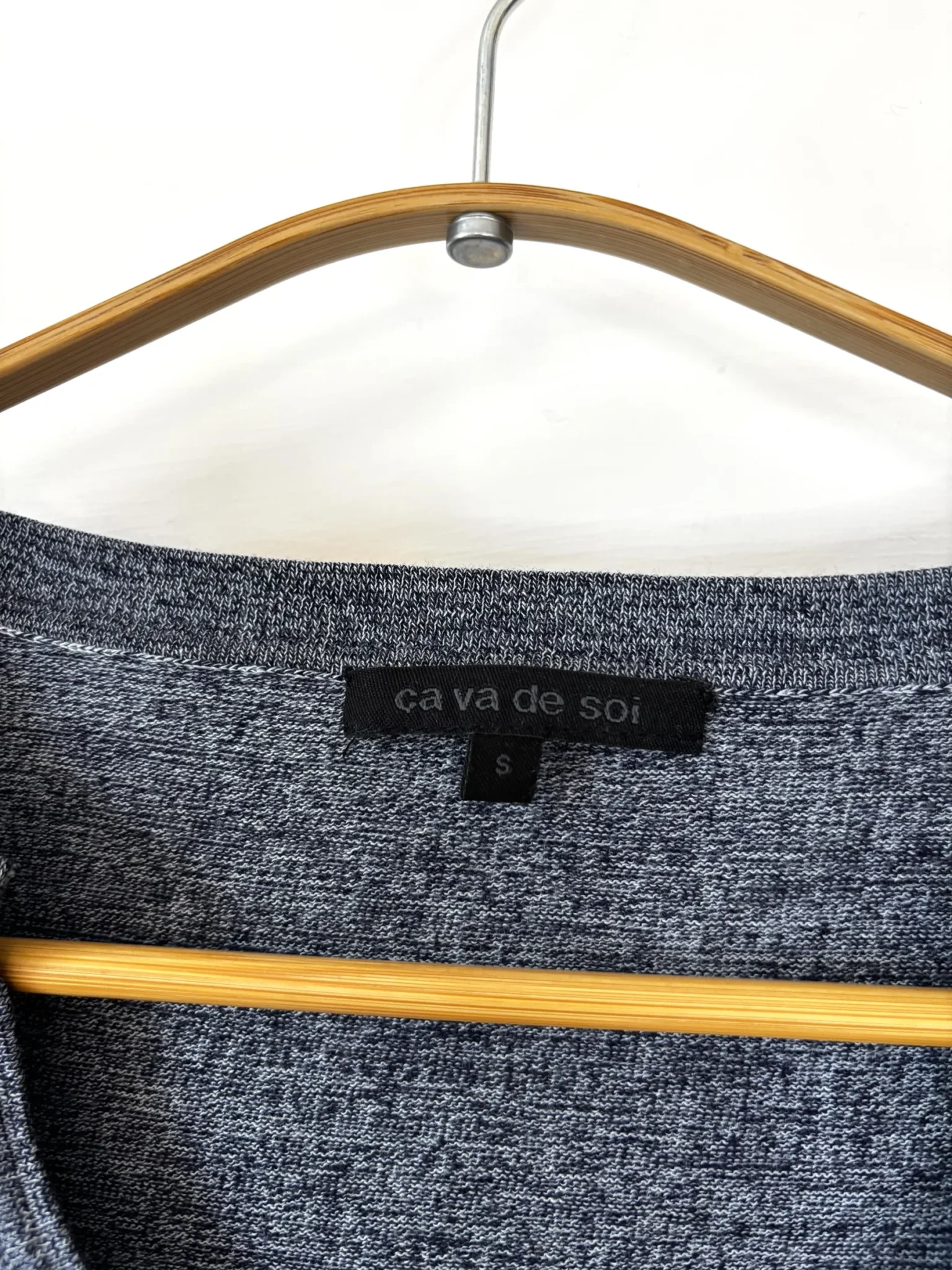 Image for ♥️Pull 100% coton Mako égyptien ÇA VA DE SOI