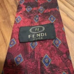 Featured thumbnail for Cravate bourgogne Fendi Roma