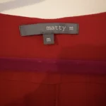 Thumbnail for Matty M flowing red tunic