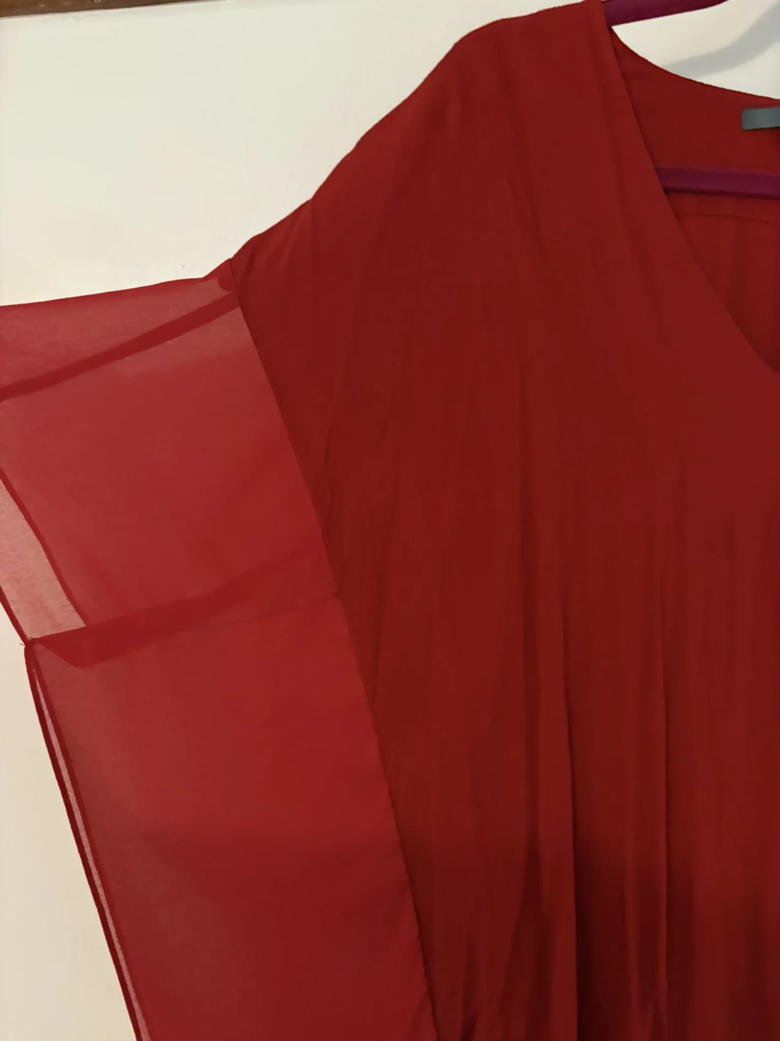 Image for Matty M flowing red tunic