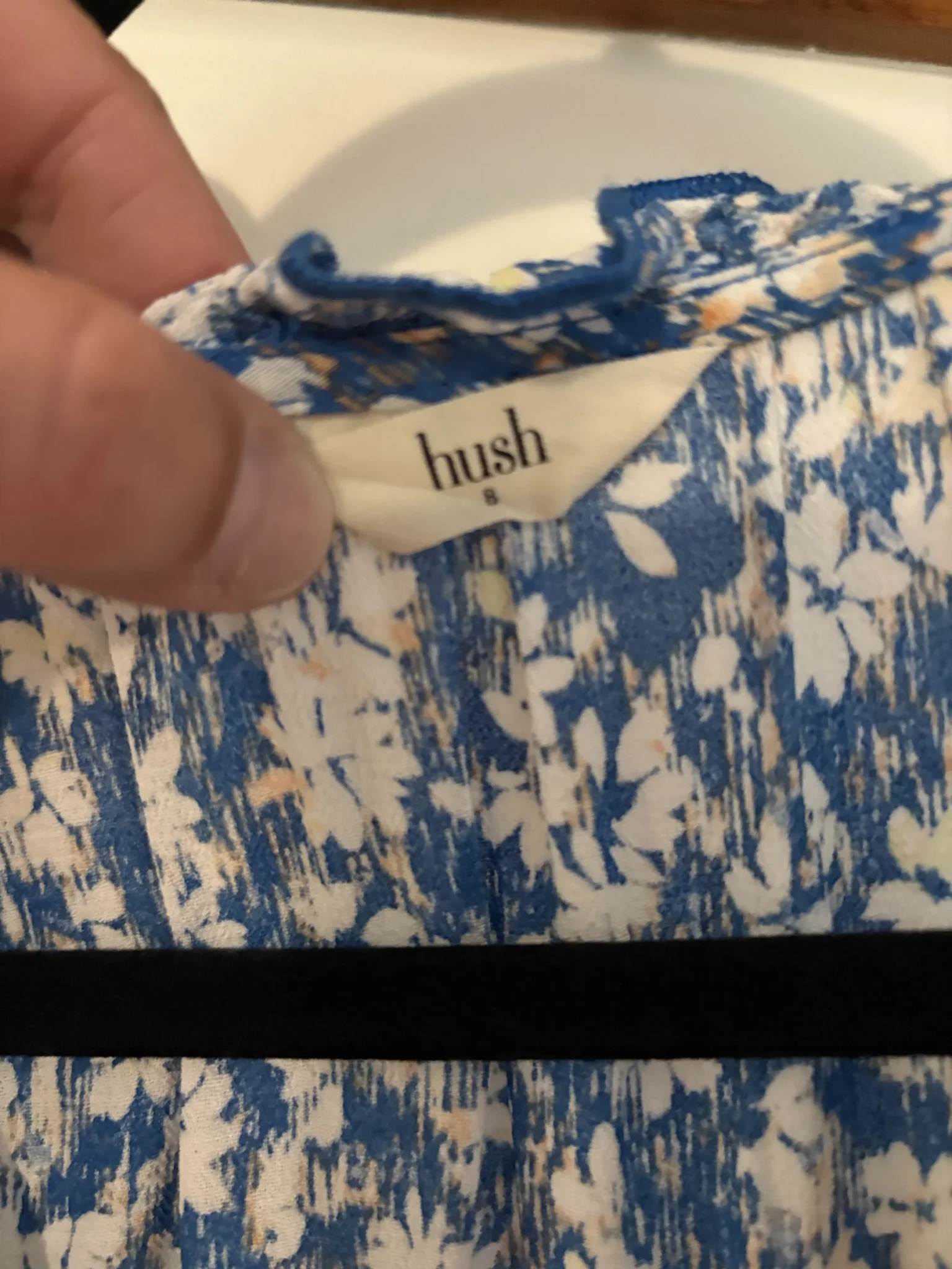 Image for Hush blue floral dress