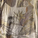Thumbnail for Desigual maxi dress with a tropical print featuring animal motifs – size XL