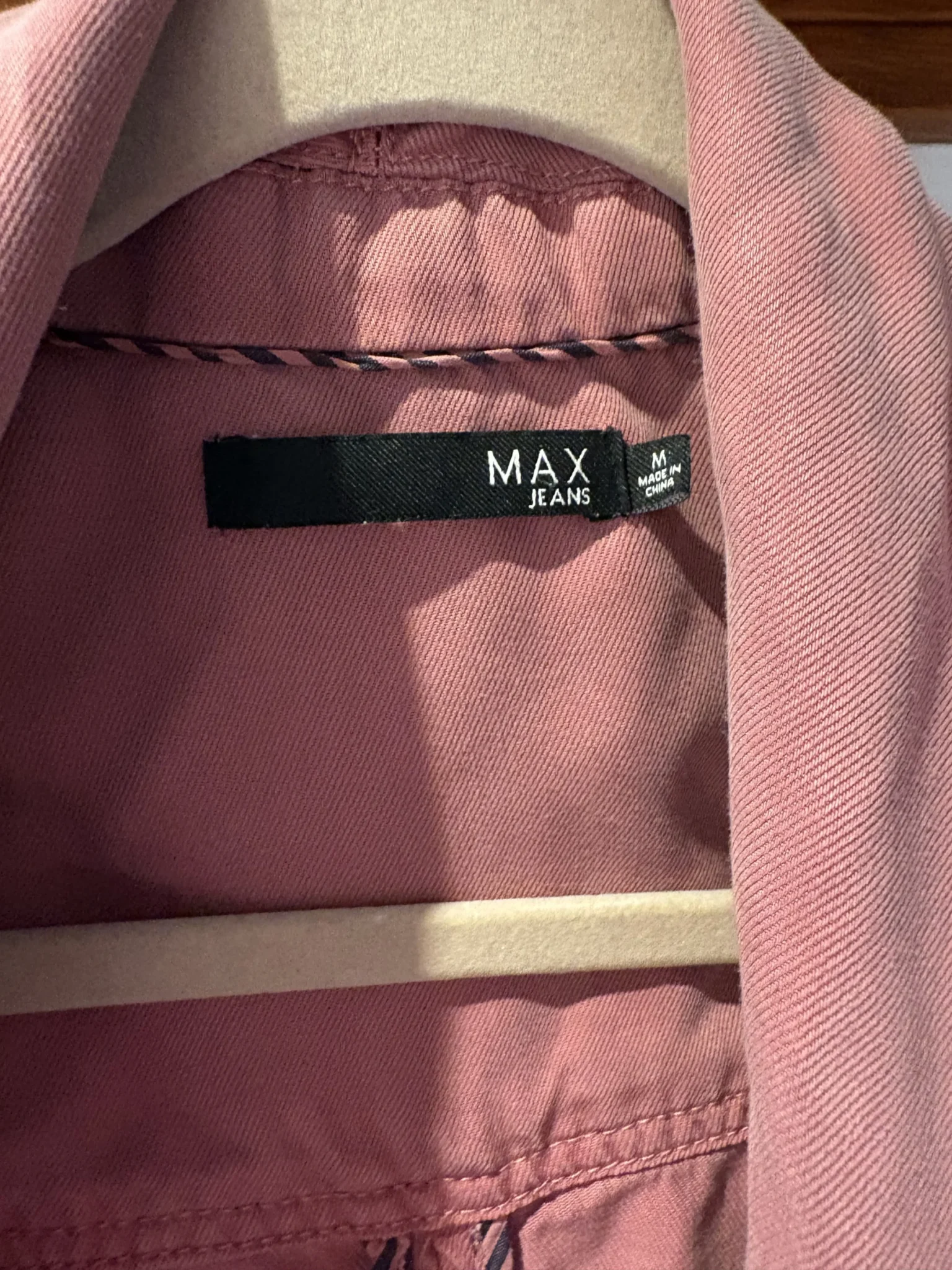 Image for MAX Jeans Lightweight Pink Coat