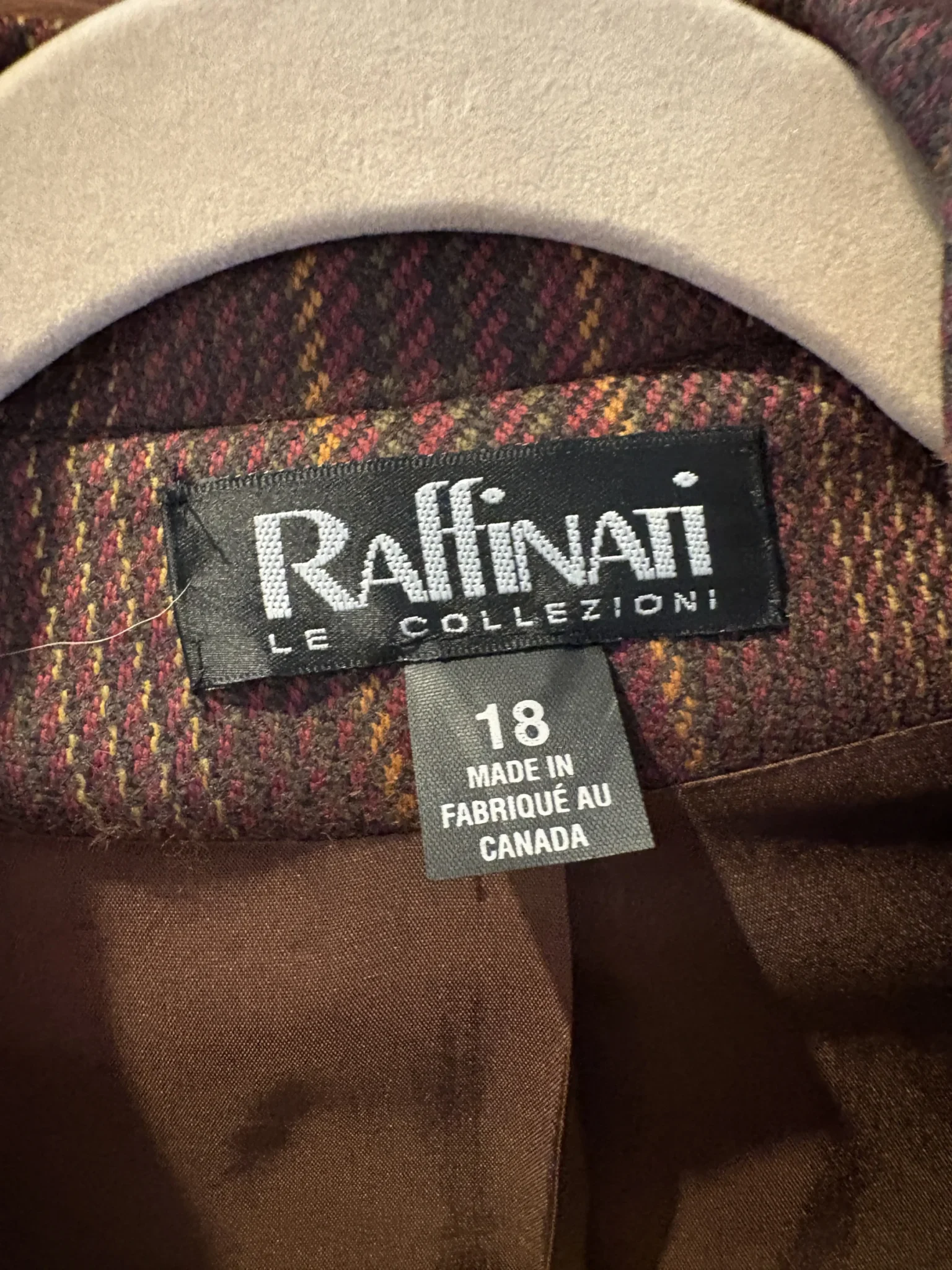 Image for Vintage Raffinati Le Collezioni blazer – Size 18 – Made in Canada