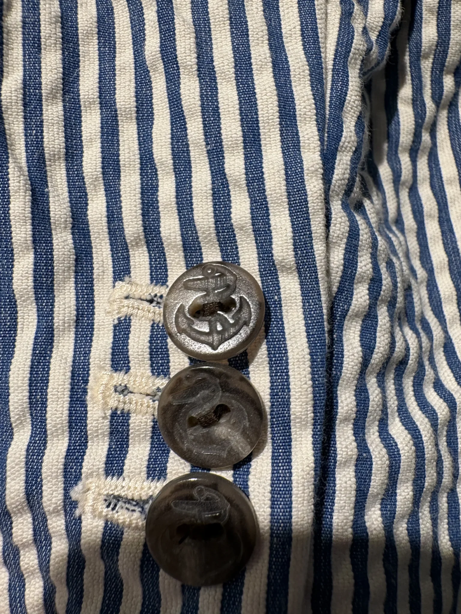 Image for J.Crew ‘Schoolboy’ blazer in navy and white striped seersucker