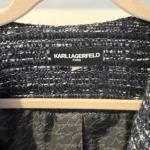 Thumbnail for Veste tweed zippée Karl Lagerfeld Paris, taille 8