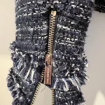 Thumbnail for Veste tweed zippée Karl Lagerfeld Paris, taille 8