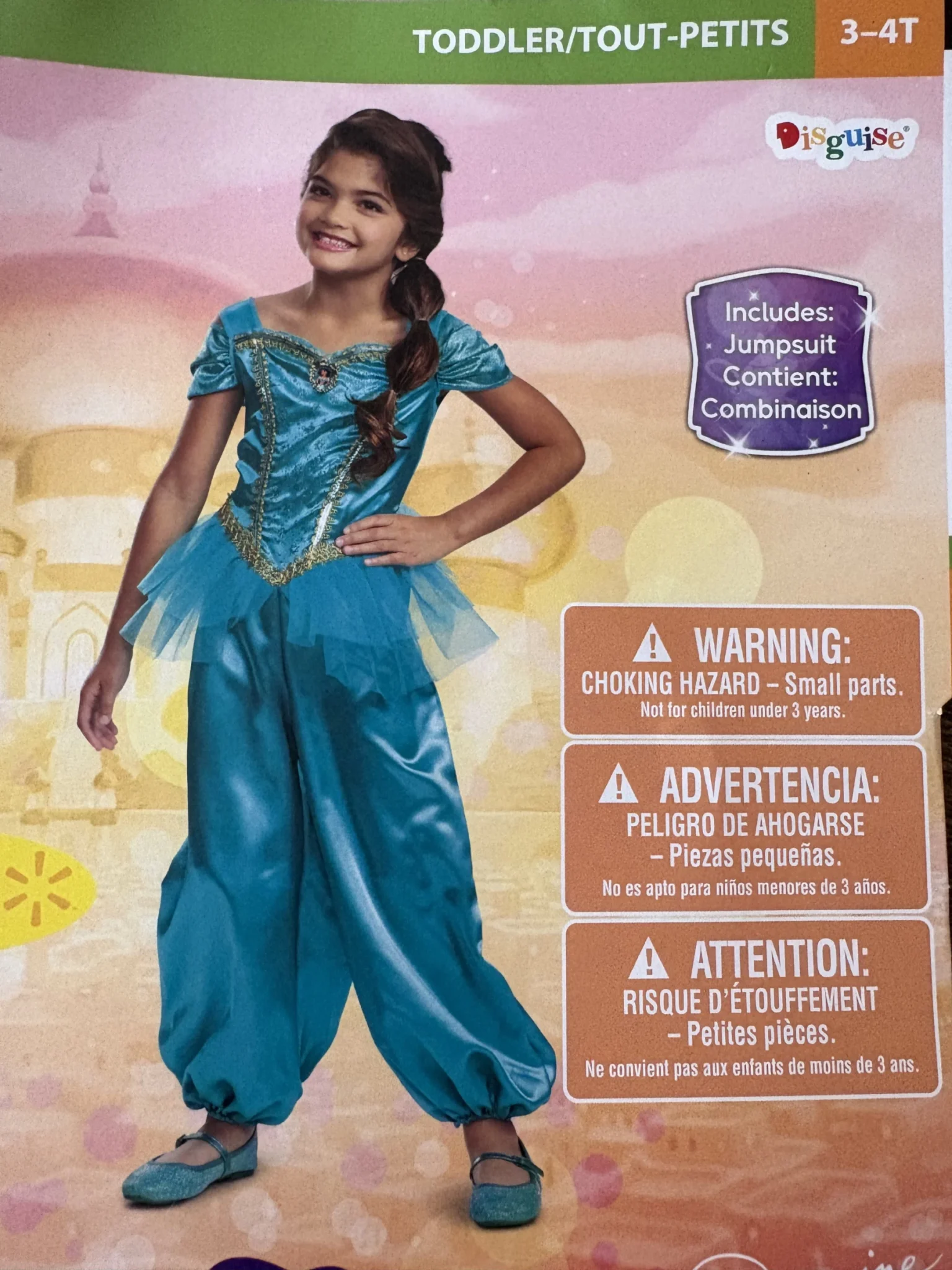 Image for 3/4T Costume Jasmine