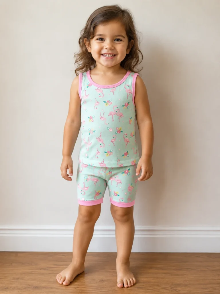 Featured image for 3T Pyjama flamants rose