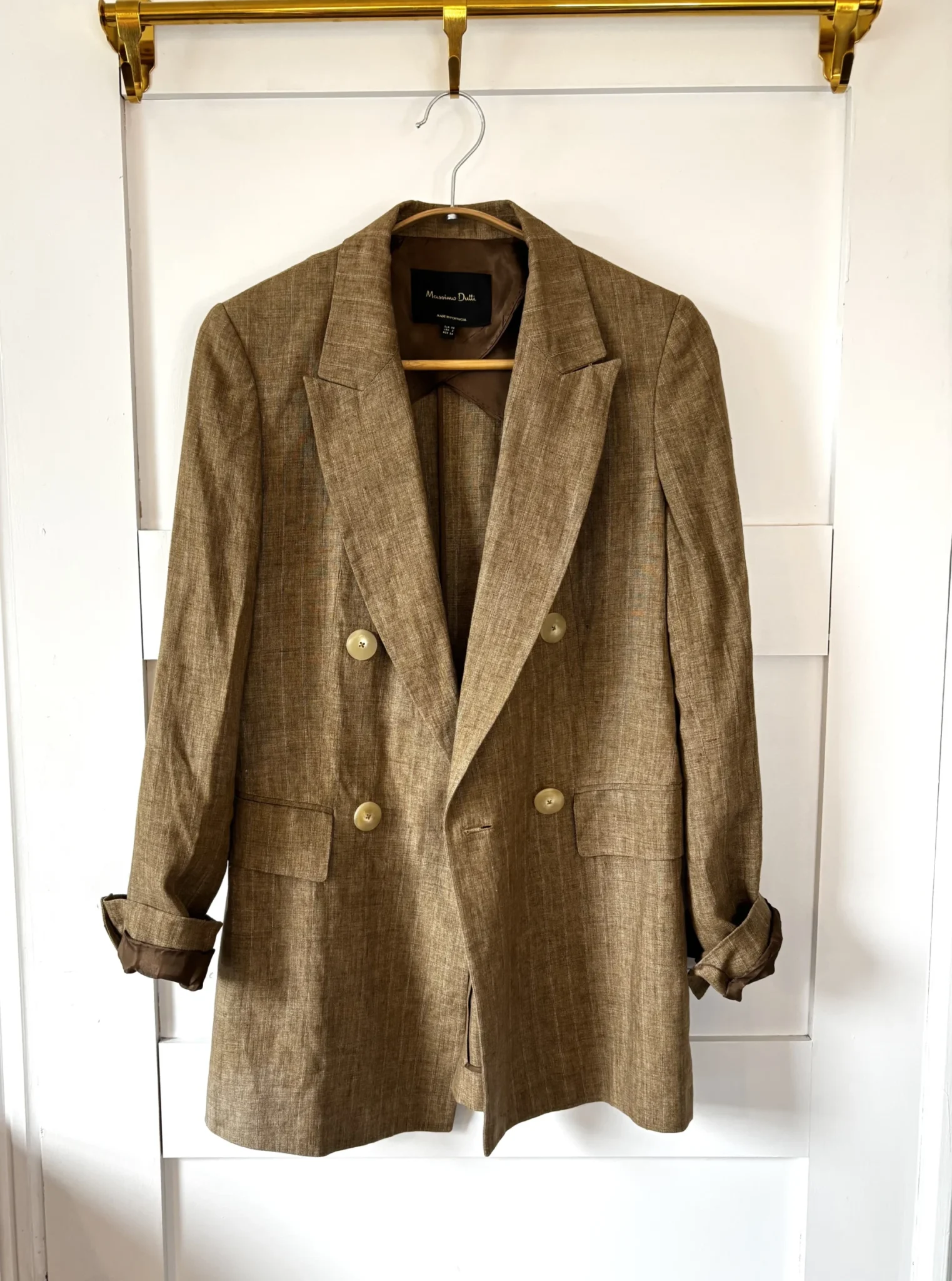 Image for ♥️100% linen jacket by MASSIMO DUTTI
