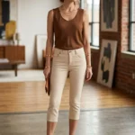 Thumbnail for Capri beige étroit