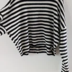 Thumbnail for Oversized striped knitted cardigan