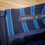 Thumbnail for Jupe droite Karen Millen bleu marine et turquoise