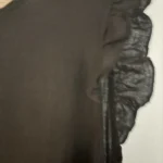 Thumbnail for Robe noire Bellaumbra en lin – Taille 1X – Made in Italy