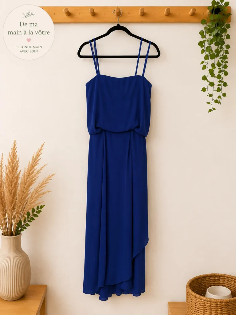Featured image for Robe BCBGMAXAZRIA bleu cobalt